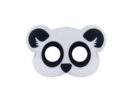 maska panda plstena 19x12cm YH MFPA 01