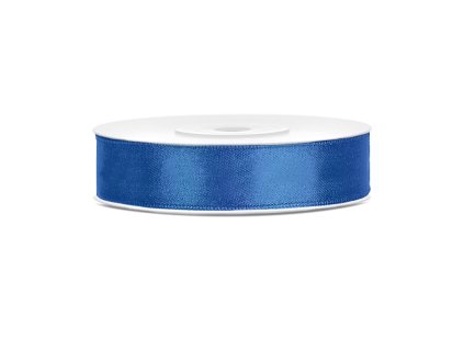 saten stuha kralovsky modra 12mmx25m TS12 074R 01