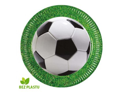 papirove talire fotbalove 23cm 8ks 93429