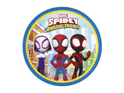papirove taliry spidey 23cm 8ks 94876