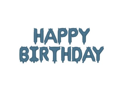balonkovy napis happy birthday modry FB6T 074 01