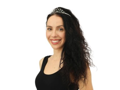mala kovova tiara stribrna 14102 01