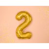 balonek cislo 2 zlaty 35cm FB10M 2 019 02