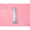 balonek cislo 1 holograficky 35cm FB10H 1 018 02