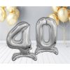 balonek foliovy cislo stojici 4 74cm stribrny metal BC ASS4 3