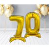 balonek foliovy cislo stojici 7 74cm zlaty metal BC ASZ7 3