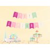 banner happy birthday mix barev 11,5x140cm GRL58 04