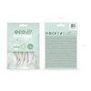 eco balonky pastel bile 26cm 10ks ECO26P 008 10 07