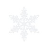 papirova dekorace snehove vlocky 13cm 10ks ZSS2 13 01