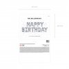 foliove balonky happy birthday silver FB6M 018 02