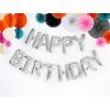 foliove balonky happy birthday silver FB6M 018 03