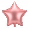 foliovy balonek hvezda ruzovo zlaty 48cm FB3S 019R 01