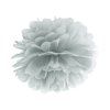 pompom stribrny 25cm PP25 018 01