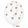 balonek ciry gold hvezdy pastel strong 30cm SB14C 257 099G 01
