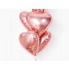 foliovy balonek ruzovo zlaty 45cm FB9M 019R 05