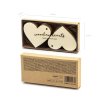 drevene jmenovky srdce 6x5cm 10ks WS1 100 05