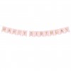 banner happy birthday sv ruzovy 15x175cm GRL57 081J 01