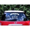 samolepka auto all you need is love 33x45cm CS1 008 01