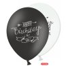 balonky pastel silne mix Happy Birthady 30cm 6ks SB14P 159 008 01