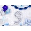 balonek cislo 9 stribrny 86cm FB1M 9 018 02