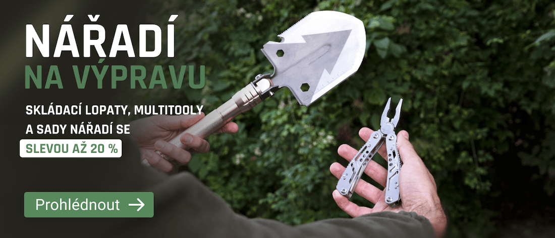 Lopata a multi tool k přežití