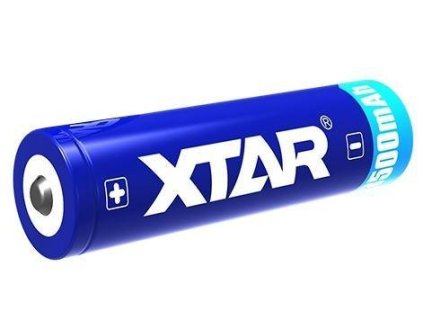 Akku mit Schutz Xtar 18650, 3500 mAh Li-Ion, 3,7 V