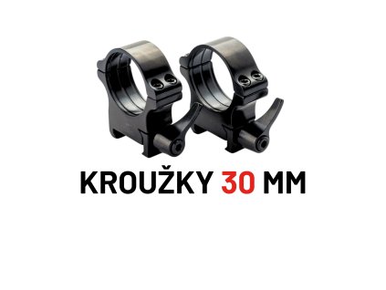 Rusan Weaver mounting rings for Stellar, Alpex, DS35, and Ares riflescopes