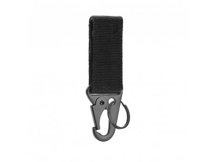Tactical carabiner with strap Partizan Tactical HBN 1 Black