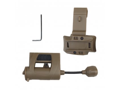 Tactical helmet flashlight Partizan Tactical THL-1 Coyote