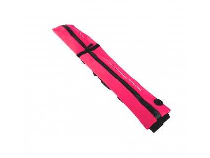 Bežecký opasek, voděodolný a reflexní, s dvěma kapsami Partizan Tactical Running Belt Pink