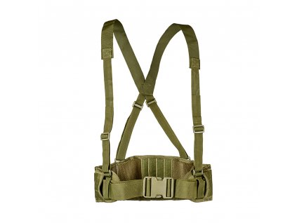 Taktischer Gürtel mit Hosenträgern und MOLLE-Befestigungssystem Partizan Tactical Belt5 Straps Olive