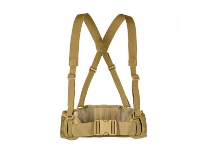 Taktischer Gürtel mit Hosenträgern und MOLLE-Befestigungssystem Partizan Tactical Belt5 Straps Coyote