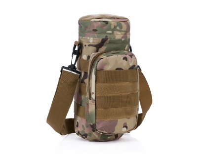 Pouzdro na lahev s kapsou MOLLE Partizan Tactical WB Camo
