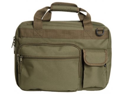 Kurze Mil-Tec-Tasche mit Laptoptasche in Olivgrün