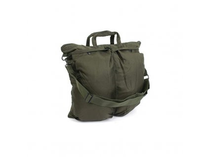 Letecká taška na helmu s ramenními popruhy Mil-Tec Olivová