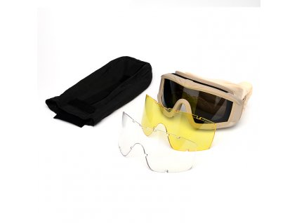 Mask-type tactical glasses Partizan Tactical TGM-2 Coyote