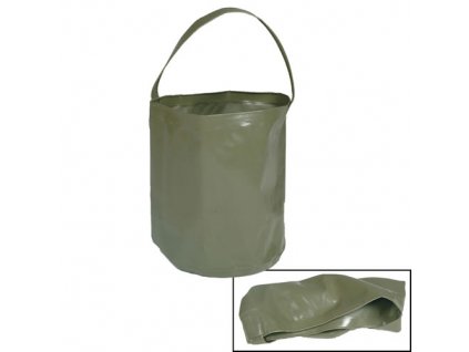 Foldable Water Bucket 10 L Mil-Tec Olive