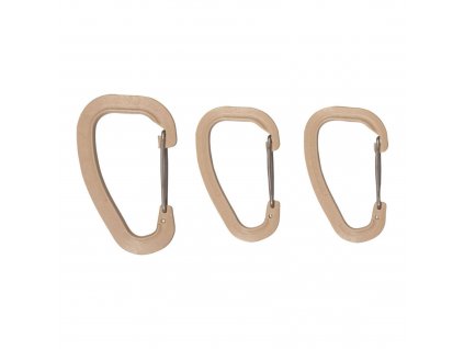 Zubehör Karabiner-Set Wildo® Mil-Tec Coyote