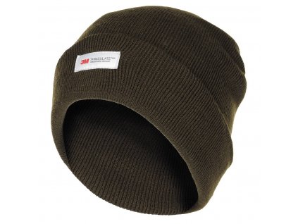Watch Hat MFH 3M Thinsulate Insulation OD Green