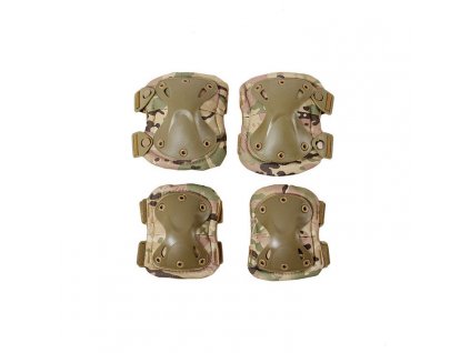 Partizan Tactical set of anatomical knee + elbow pads Anatomic EKP Camo