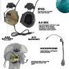 Taktická sluchátka na helmu Ork Hunter Active Headset camo