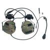 Taktická sluchátka na helmu Ork Hunter Active Headset camo