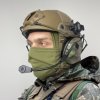 Taktická sluchátka  na prilbu Active Helmet Headset Camo