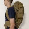 Taktischer Rucksack 70L mit Waffenabdeckung  (BPT8-70) Coyote