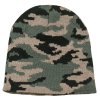 Fine Knit Beanie Hat MFH Woodland