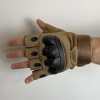 Fingerlose taktische Handschuhe Handschuhe HF 1 Coyote