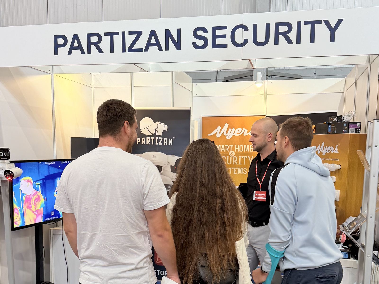 Stánek Partizan Security na veletrhu FOR ARCH 2026 v Letňanech