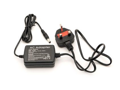 Power supply 12V/1A cable 1m (UK plug)