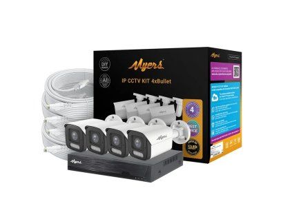 5Mp PoE Kit 4channels 4xBullet