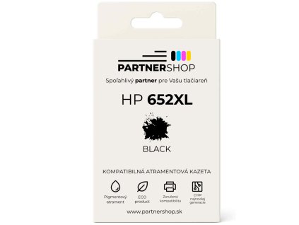 PartnerShop® atramentova kazeta HP F6V25AE č.652XL Čierna